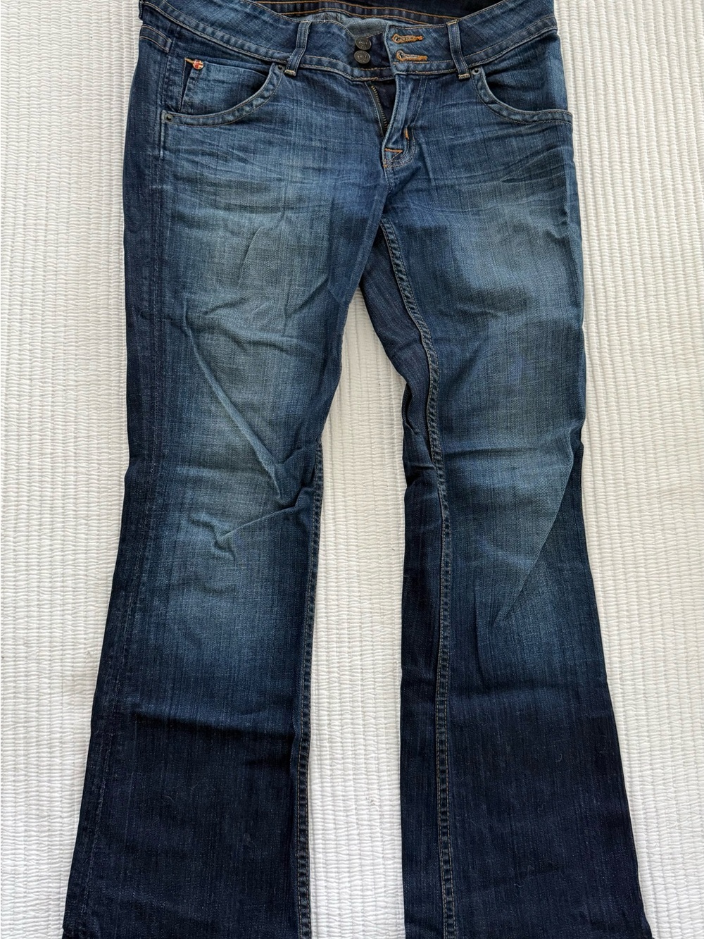 Hudson Jeans Women's Dark Blue Flared Jeans